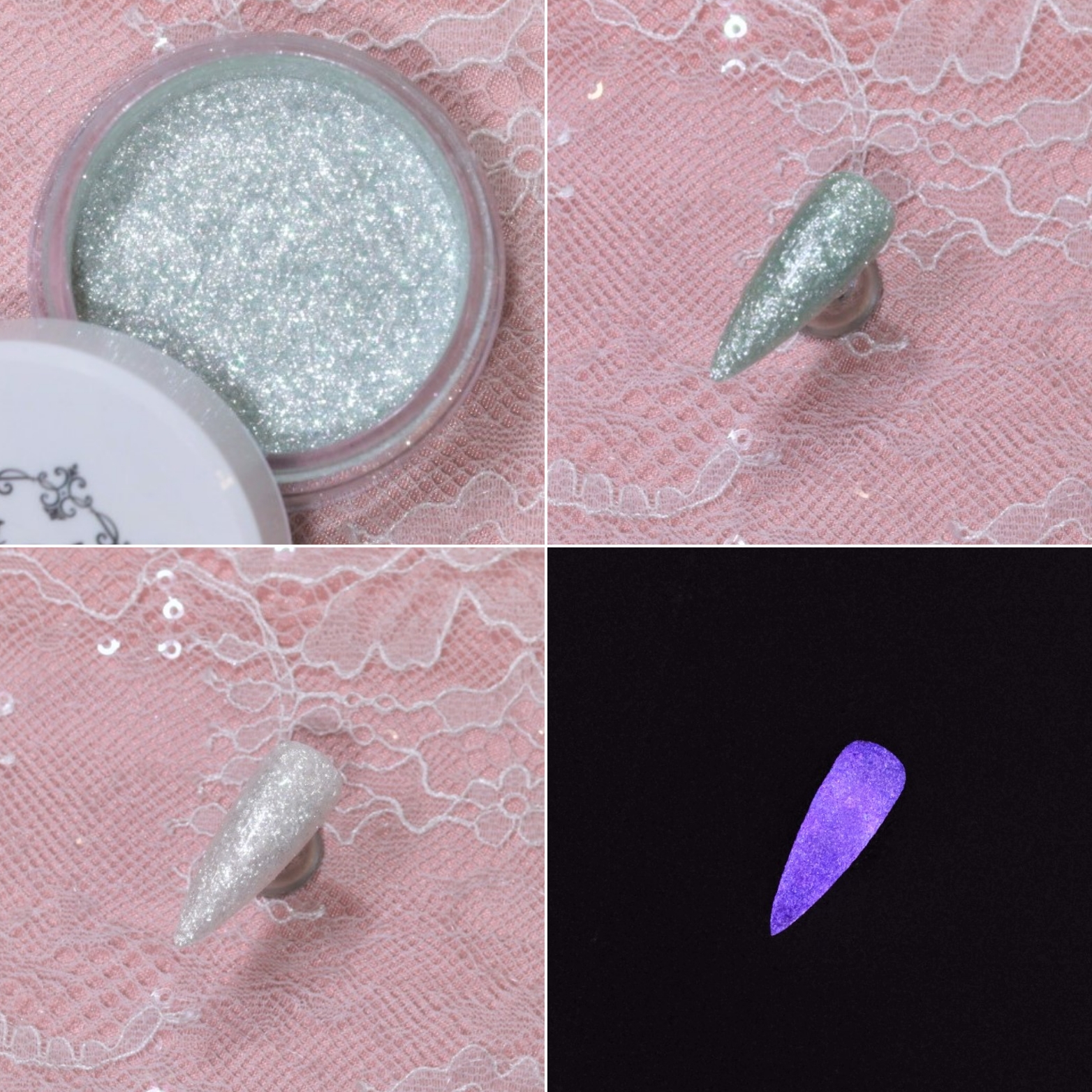 Iris Luminous Green Diamond Crystal glitter (5~10g)