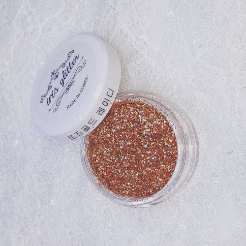 No.8 iris Glitter Rose Gold Lady