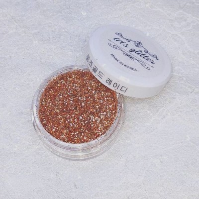 No.8 iris Glitter Rose Gold Lady