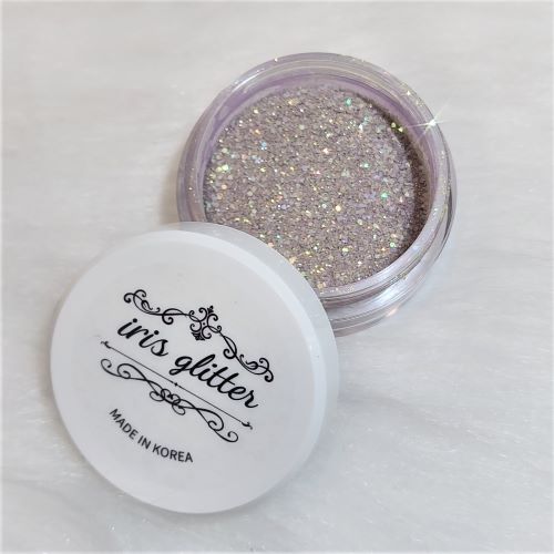 Iris Glitter lime lilac (5-10g)
