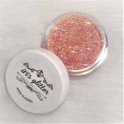 Iris Glitter peach Fuchsia (5~10g)