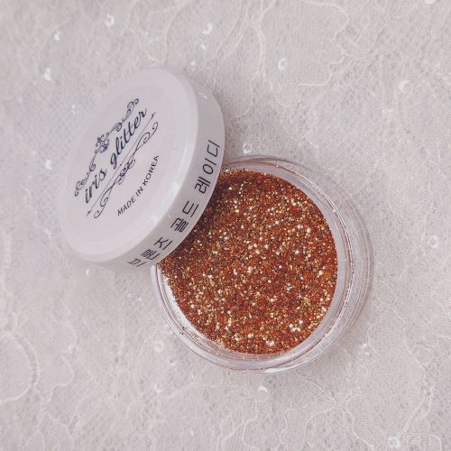 iris Glitter Bronze Gold Lady