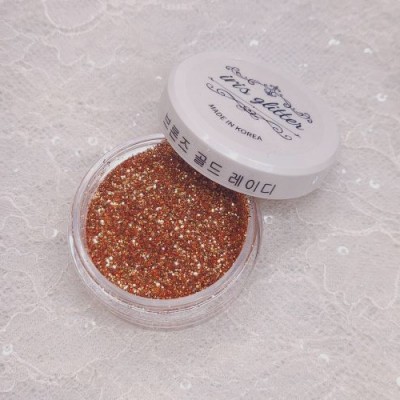 iris Glitter Bronze Gold Lady